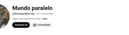 CANAL YOUTUBE 15.000 INSCRITOS
