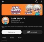 Canal do YouTube não monetizado com mais de 8 mil inscritos