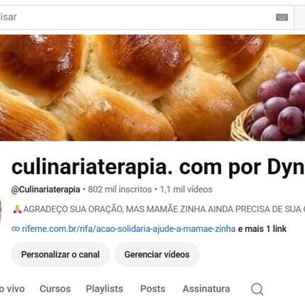 Canal do Youtube Monetizado com 800 Mil Inscritos
