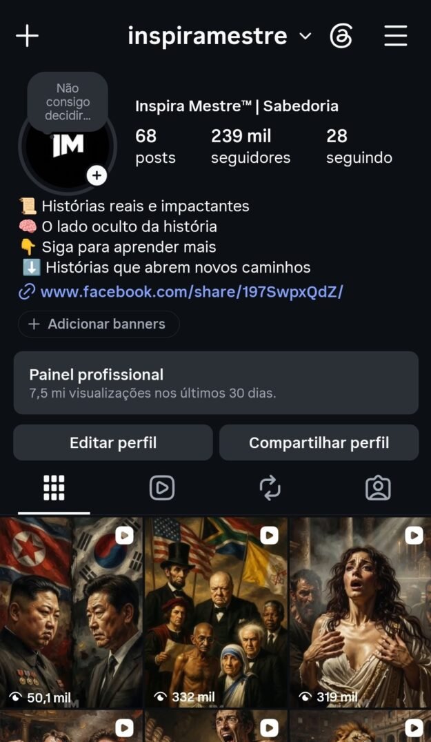 cropped-kis.jpg INSTAGRAM Inspira Mestre +230 mil seguidores- Motivação/ Engajamento altíssimo - Imagem 1
