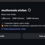 Instagram de Música +400.000 seguidores reais - Maior do Brasil no Nicho