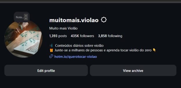 cropped-violao-400k.jpg Instagram de Música +400.000 seguidores reais - Maior do Brasil no Nicho - Imagem 1