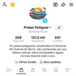 Tiktok Praias Potiguar com 127 Mil Seguidores