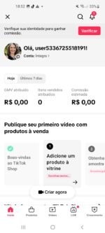 CONTA DO TIKTOK COM SHOP ATIVO +2K SEGUIDORES, LIVES ATIVAS (ENGAJAMENTO REAL) - Imagem 2