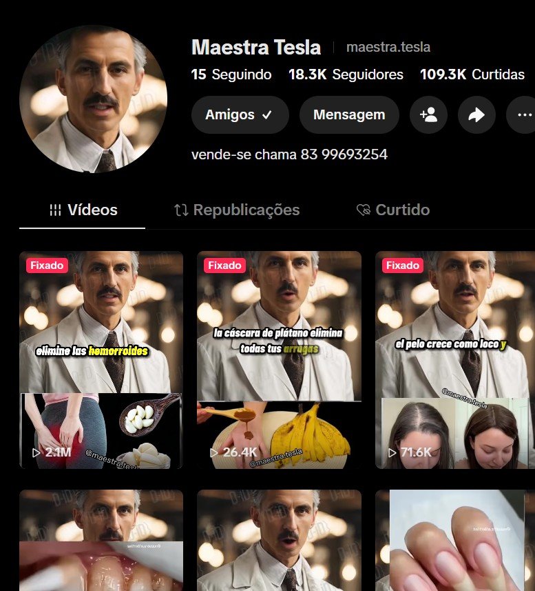 18,3 Promoção Conta Tiktok bem engajado 18,300 seguidores vender rapido nicho viral - Imagem 1