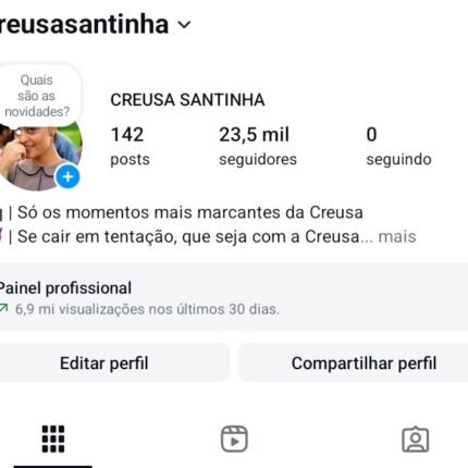 🚀CONTA DO INSTAGRAM FEMININA (23.5 mil seguidores & 6,9 MILHÕES de viws em 30D)