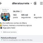 🚀CONTA DO INSTAGRAM (105 mil seguidores & 16,0 MILHÕES de viws em 30D) ganhando em torno de 4 MIL a 5 MIL novos seguidores por dia