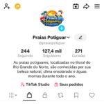 Tiktok Praias Potiguar com 127 Mil Seguidores