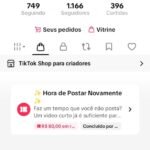 CONTA DO TIKTOK COM SHOP ATIVO +1K SEGUIDORES, LIVES ATIVAS (ENGAJAMENTO REAL)