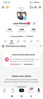 CONTA DO TIKTOK COM SHOP ATIVO +1K SEGUIDORES, LIVES ATIVAS (ENGAJAMENTO REAL)