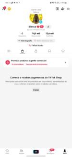 CONTA DO TIKTOK SHOP ATIVO + MONETIZADA +10K SEGUIDORES (ENGAJAMENTO REAL)