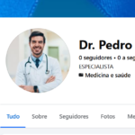 Página antiga Dr. Pedro Antunes 🛍️ (sem seguidores) VALOR PROMOCIONAL