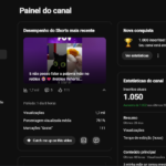 Canal Top de Games Roblox em crescimento com 1050 inscritos