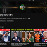 CANAL MONETIZADO DE POLITICA (ESTÁ SUPER EM ALTA O NICHO) 2400 INSCRITOS
