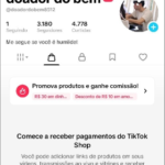 Conta TikTok 3.1K Seguidores | TikTok Shop Habilitado para Vendas
