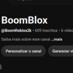 Canal divertido de games roblox minecraft 605 inscritos baratinho