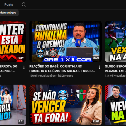 Vendo canal de Futebol Monetizado 1470 inscritos