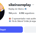 Conta Instagram com 6.500 seguidores