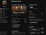 CANAL YOUTUBE DISPONÍVEL ️ LIVE ATIVO Canal 1.8 Mil Inscritos 🚀🌱 | Crescimento 100% orgânico (PT/BR) Engajamento 37 MIL (28D) - Imagem 2