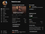CANAL YOUTUBE DISPONÍVEL ️ LIVE ATIVO Canal 1.403 Mil Inscritos 🚀🌱 | Crescimento 100% orgânico (PT/BR) Engajamento 26 MIL (28D) - Imagem 2