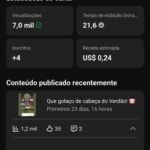 CANAL DE FUTEBOL MONETIZADO NO PRECINHO SO POSTAR E RECEBER DINHEIRO, NÃO POSTO MAIS, MAS JA GANHEI MUITO COM ELE.