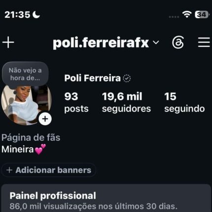 Perfil do instagram 19K 🔥
