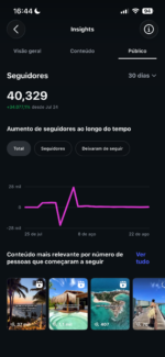 [PRA VENDER LOGO] CONTA INSTA +40K DE SEGUIDORES E 1.3M VIEWS EM 30 DIAS 📊 - Imagem 6