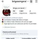 Conta de Instagram
