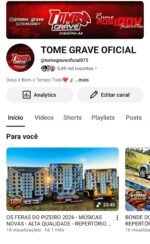 CANAL YOUTUBE 5600 INSCRITOS - TOME GRAVE - Imagem 2