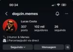 Página de memes com engajamento altíssimo