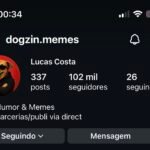 Página de memes com engajamento altíssimo