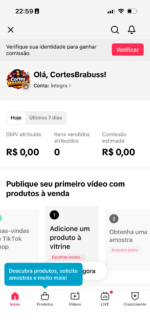Conta TikTok Shop Brasil | (Conta nova) | Sem documentos - Imagem 3