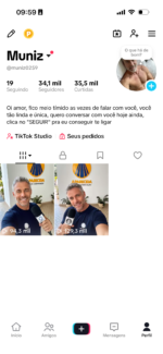 Conta Monetização 34 mil Seguidores | Recém Aprovada (Conta nova) | Sem documentos | TikTok Shop só depois de 7 dias