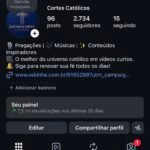 conta com seguidores cristãos Instagram