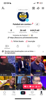 Página de Futebol com +93 Mil Seguidores (Instagram, TikTok, Facebook e YouTube) - Imagem 2