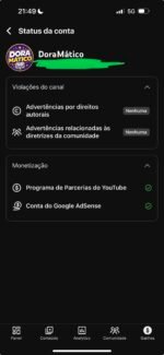 Canal monetizadoBrasileiro com 360k de inscritos - Imagem 2