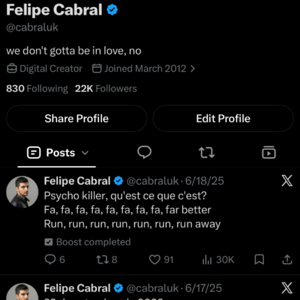 Conta Twitter 20 mil seguidores