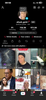 Conta francesa monetizada