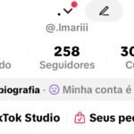 Vende-se conta de 258 seguidores