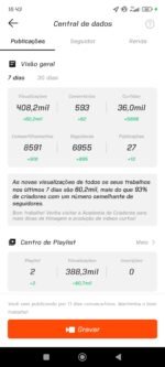 Conta Kwai com 7 mil 500 seguidores e 19.500 mil curtidas e está no programa receita de anúncios - Imagem 3