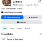 Página do Facebook
