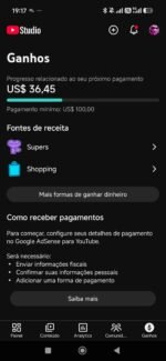 338 Mil inscritos Monetizado SHOP e com Saldo em dólar - Imagem 2