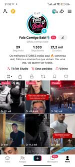 CONTA TIKTOK 1.500 SEGUIDORES COM NICHO,PRONTA PARA USAR TIKTOK SHOP,PAREI POIS NÃO TENHO TEMPO.