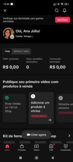 ✅CONTA TIKTOKSHOP ATIVO 🛒 | 10 K SEGUIDORES | 3,4 K CURT❤️ | NICHO BELEZA | SEM DOCUMENTOS | 💰 ENGAJAMENTO 13K (28D) - Imagem 4