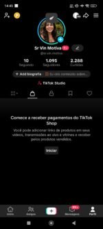 ✅CONTA TIKTOKSHOP ATIVO 🛒 | 1.0 K SEGUIDORES | 2.2 K CURT❤️ | NICHO BELEZA | SEM DOCUMENTOS | 💰 ENGAJAMENTO 13 K (28D) - Imagem 2