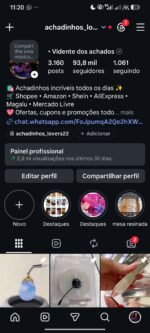PAGINA COM QUASE 100K DE SEGUIDORES ORGÂNICOS