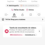Conta TikTok Monetizada + TikTok Shop + Recompensas