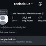 INSTAGRAM 25,6K SEGUIDORES ORGÂNICOS 🇧🇷 | Vai com e-mail de criação | conta sem restrições