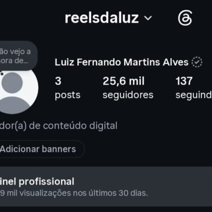 INSTAGRAM 25,6K SEGUIDORES ORGÂNICOS 🇧🇷 | Vai com e-mail de criação | conta sem restrições