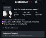 INSTAGRAM 26,2K SEGUIDORES ORGÂNICOS 🇧🇷 | Vai com e-mail de criação | conta sem restrições